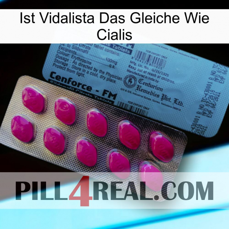Is Vidalista The Same As Cialis 35